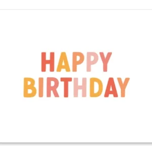 Kaart - happy birthday