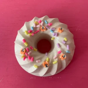 Ijsje nr 5 - tulband crème met spikkels