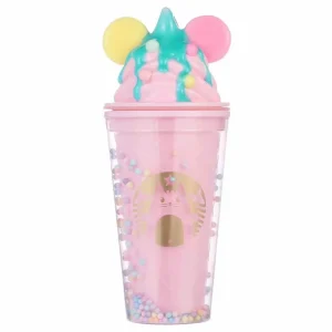 Drinkbeker met rietje - Candy Dots Soft Serve Sundae